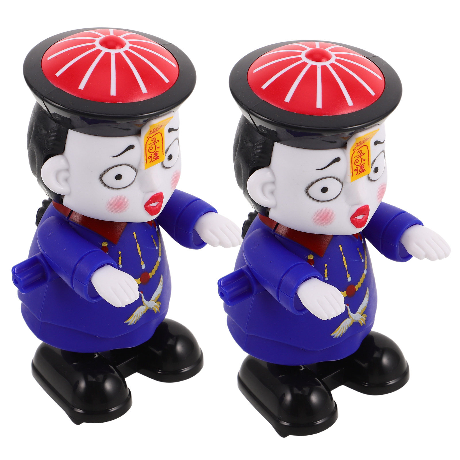 Kids Zombie Toys - 2 stuks springende zombie-klokwerk Halloween-feestfavoren Opwindbaar