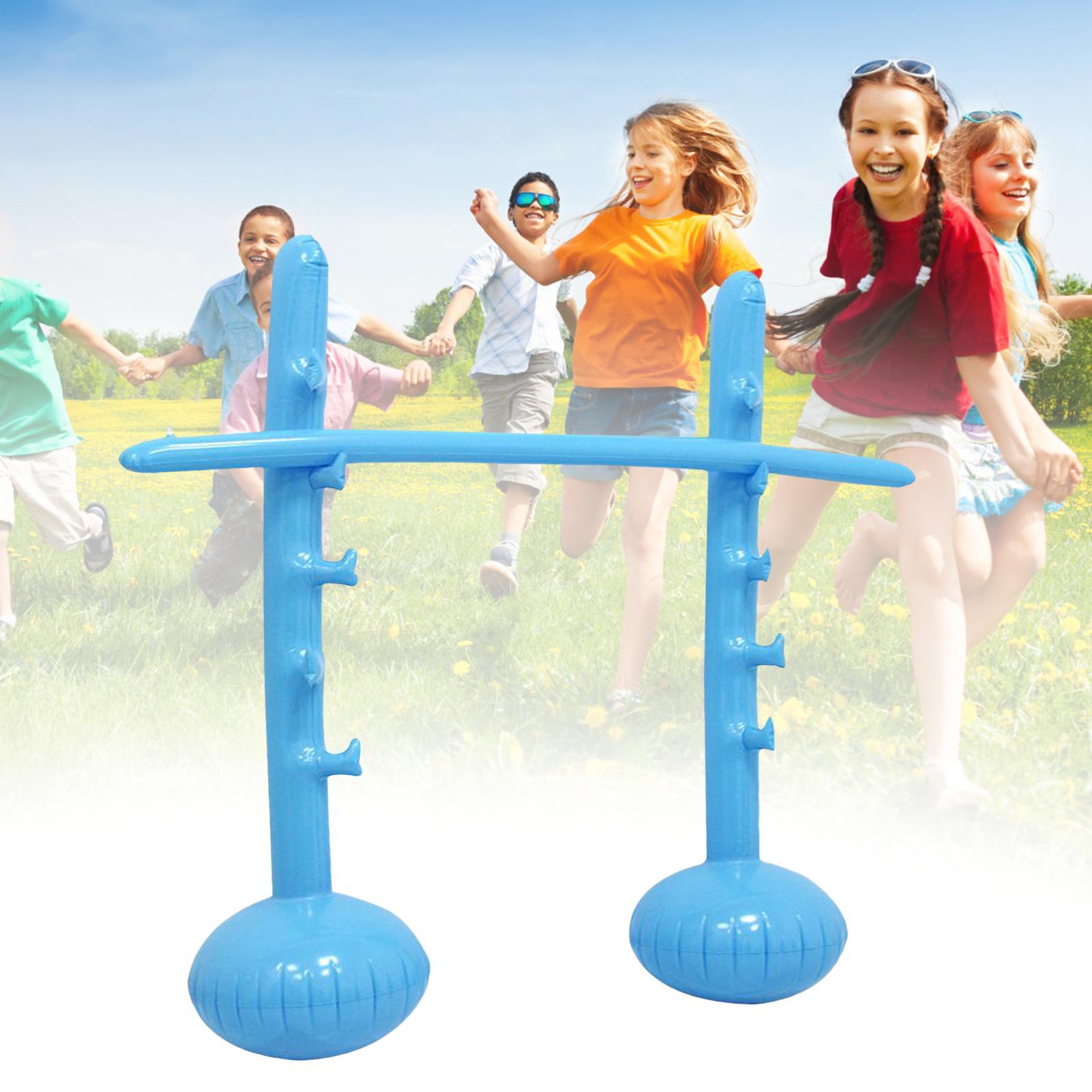 Kids Yard Toys - Opblaasbare Limbo Paal, verstelbare hoogte, feestspelboog,