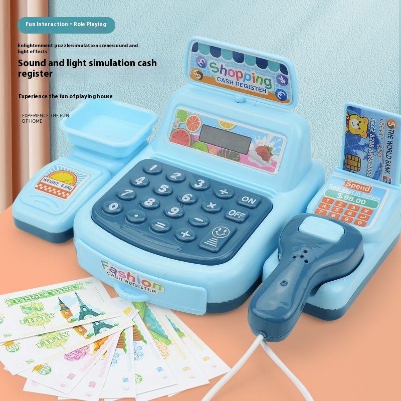 Toy Cash Register - 【Nieuw】1 set elektronische spelverlichting en geluidseffecten