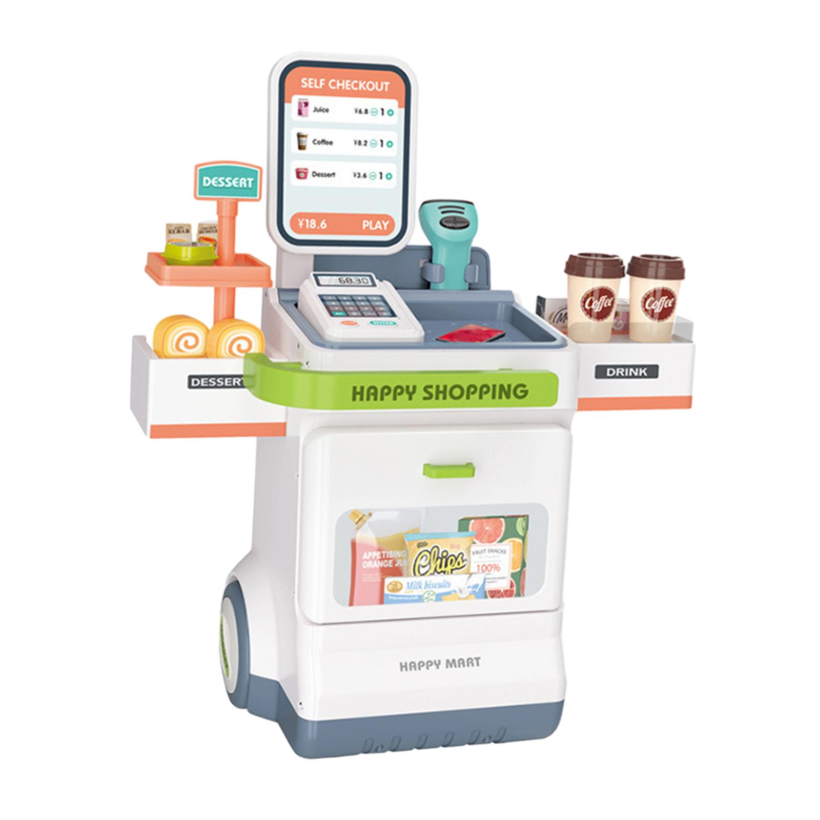 Toy Cash Register - Speelgoed Supermarkt Kassier voor Kinderen met