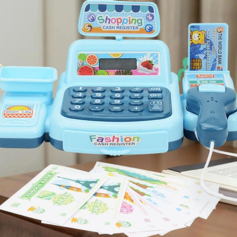 1Set Supermarkt Kassier Elektr - Toy Cash Register recensie en prijs