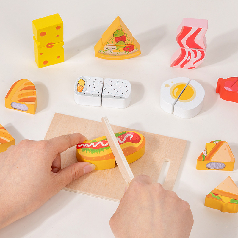 Houten Snij- en Stempel Eten S - Kids Toys Kitchen Set recensie en prijs
