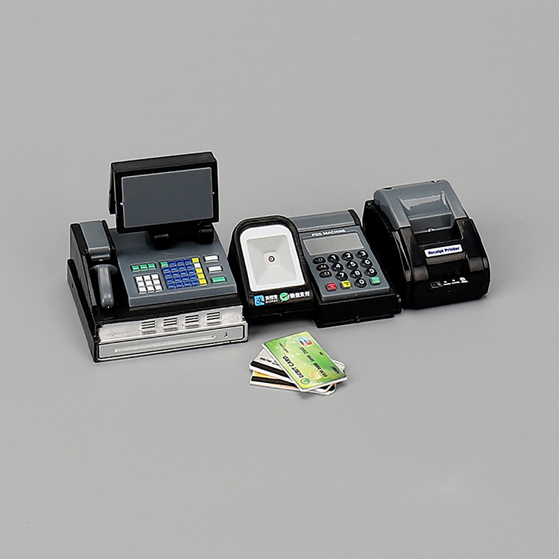 1 Set 1/12 Poppenhuis Mini Sup - Toy Cash Register recensie en prijs